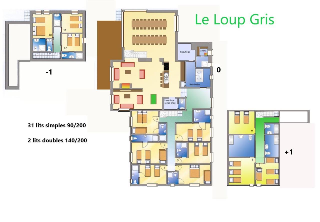 Le Loup Gris - 35 Pers - Vue-Wellness, Butgenbach-Malmedy Villa Exterior photo